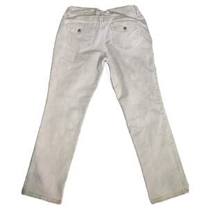 Chico Womens Jeans Size 00 (US 2) Light Wash Cotton White Low Rise Denim Pants